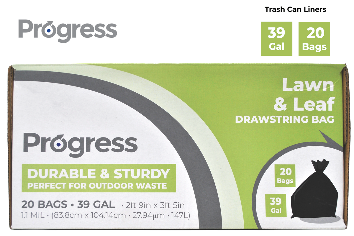 Progress Trash Bags – 39 Gallon